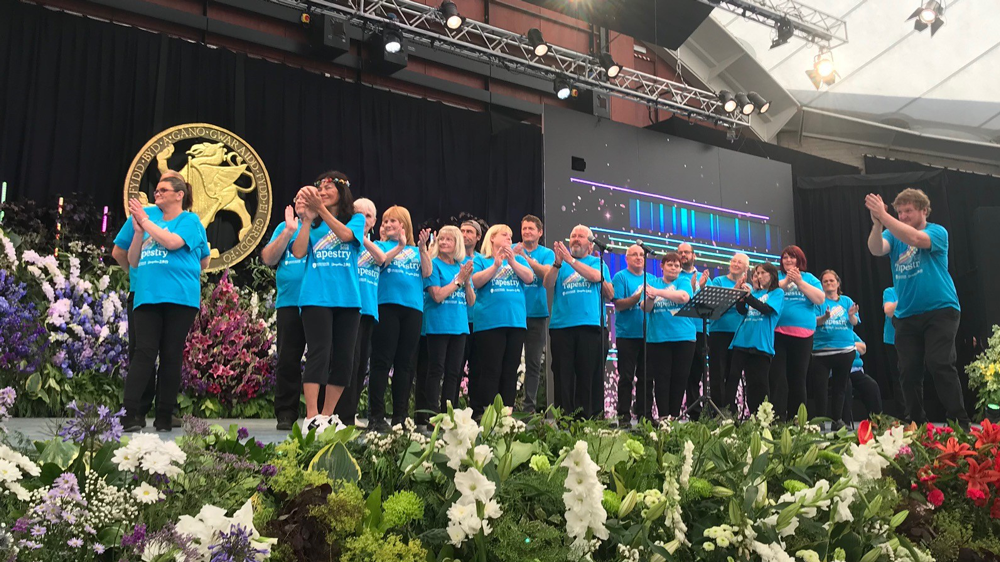 This brave and inspiring group of singers took to the stage at a major international music festival to help them combat homelessness and